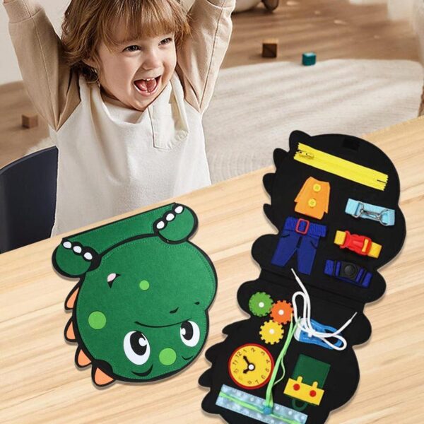 Montessori Dino Busy Board - Image 2