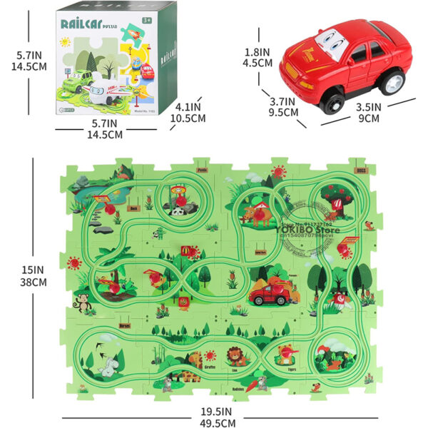 Operated Toy Vehicle and Puzzle Board - Image 4