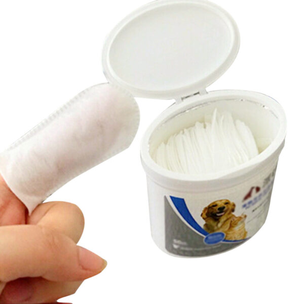 Pet Dental Cleaning finger Wipes - Image 2