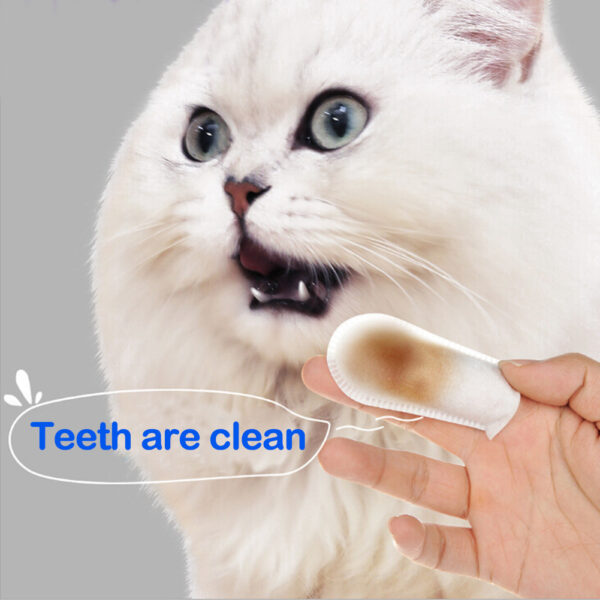 Pet Dental Cleaning finger Wipes - Image 3