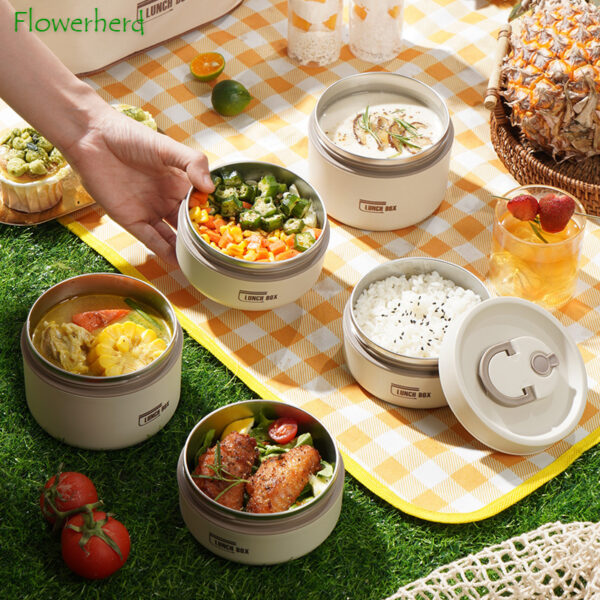 Portable Insulated Lunch Container Set - Image 2