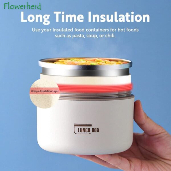 Portable Insulated Lunch Container Set - Image 3