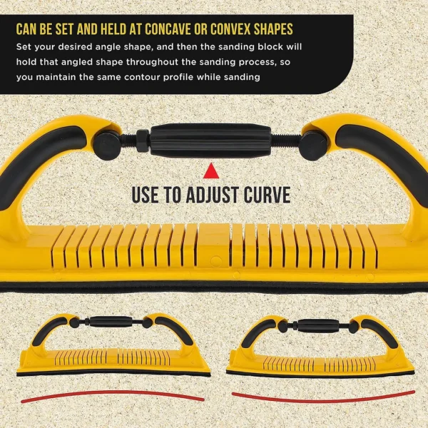 Pro Adjustable Radius Flex Sanding Grinder