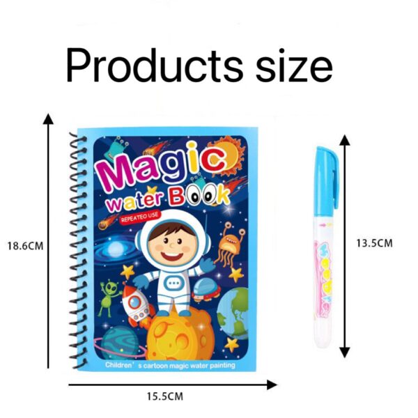 Reusable Magic Water Painting Book- Set of 4 - Image 4