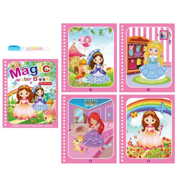 Reusable Magic Water Painting Book- Set of 4 - Image 5