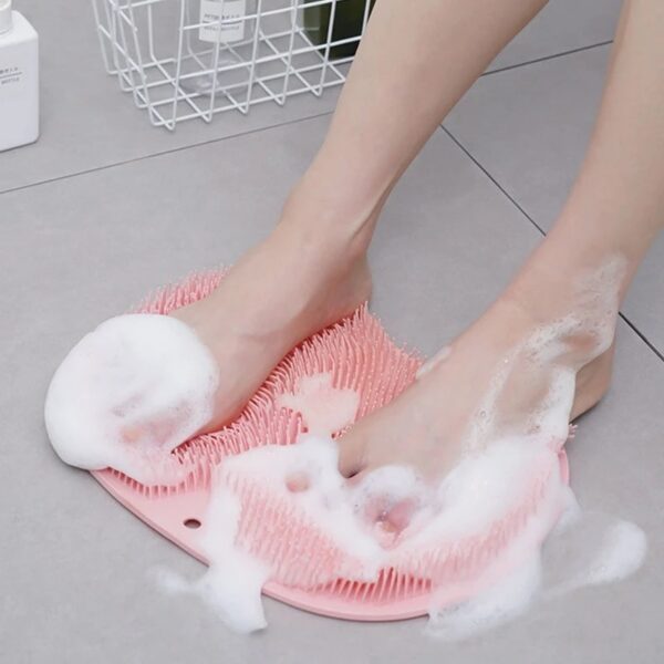 Shower Foot Massager Scrubber & Cleaner Acupressure Mat - Image 2