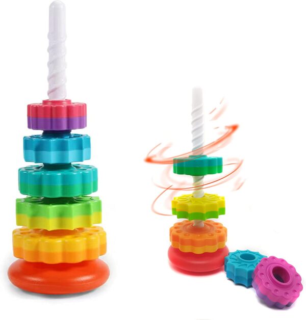 Spinning Rainbow Tower