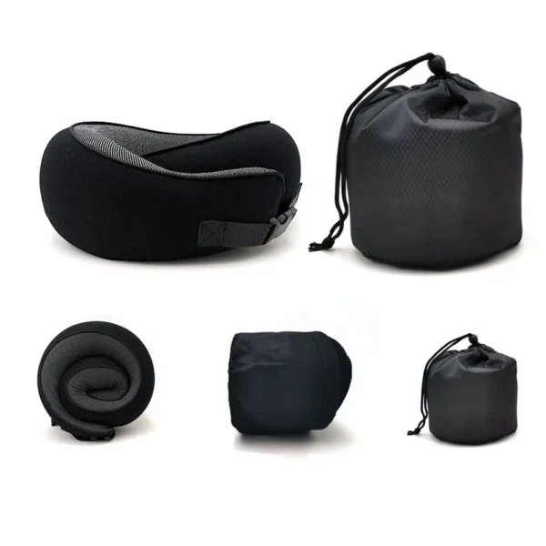 TRVL+ Pure Memory Foam Travel Neck Pillow - Image 3