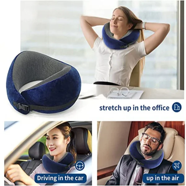 TRVL+ Pure Memory Foam Travel Neck Pillow - Image 6