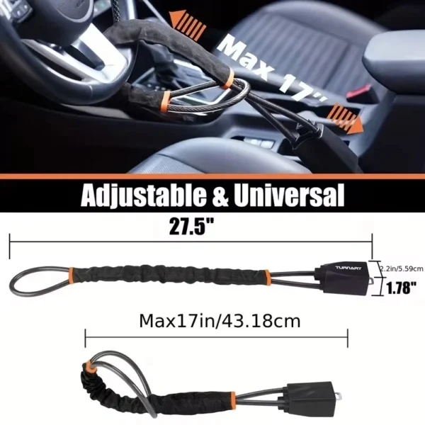 Universal Steering Wheel Anti-theft Device - Image 2