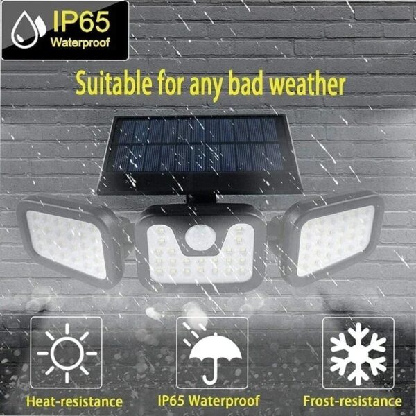 Upgraded Wide-Angle Solar Motion Sensor Light - Image 3