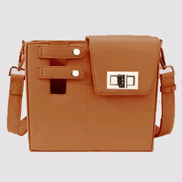 Women's Crossbody Bag with Water Bottle Holder - Image 2