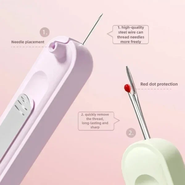 2-in-1 Needle Threader & Seam Ripper Tool - Image 6