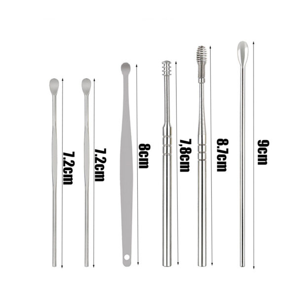 6PCS EarWax Cleaner Tool Set - Image 3