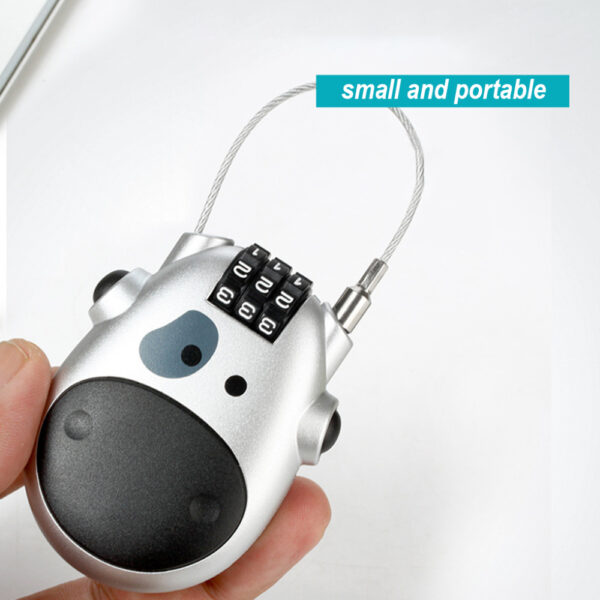 Adjustable Cable Security Combination Lock - Image 3