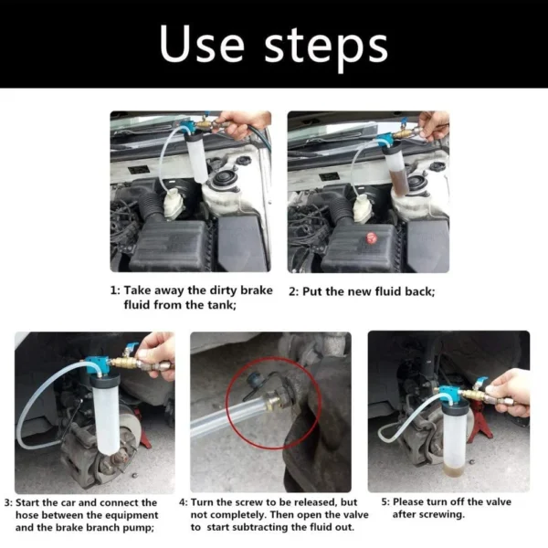 Auto car brake fluid oil change replacement tool - Image 9