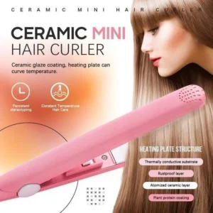 Ceramic Flat Iron Mini Hair Straightener