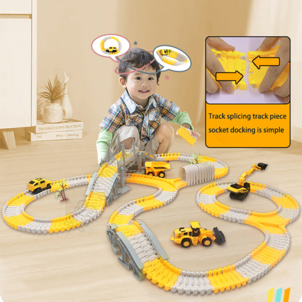 Construction Track Playset Building Toy - Image 2