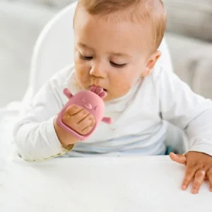Cute Animal Shaped 3D Silicone Baby Teething Gloves
