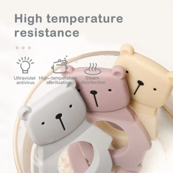 Cute Animal Shaped 3D Silicone Baby Teething Gloves - Image 7