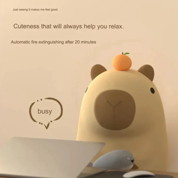 Cute Capybara LED Night Light - Image 4