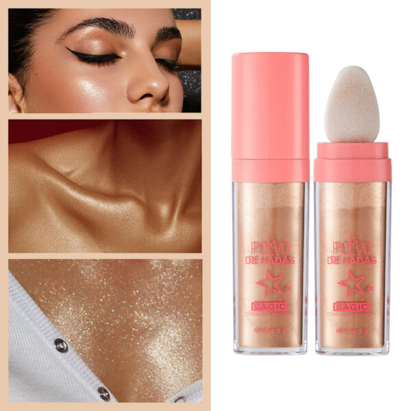 Highlighter Shimmer Contour Blush Powder - Image 2