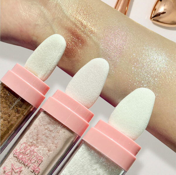Highlighter Shimmer Contour Blush Powder - Image 3