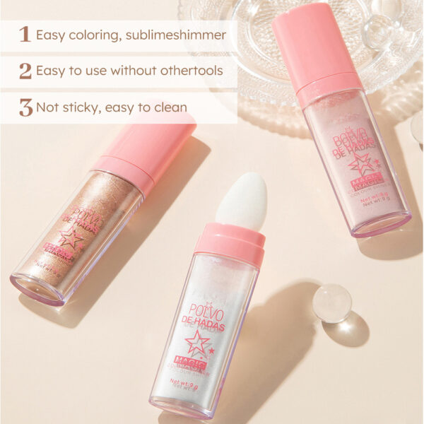 Highlighter Shimmer Contour Blush Powder - Image 4