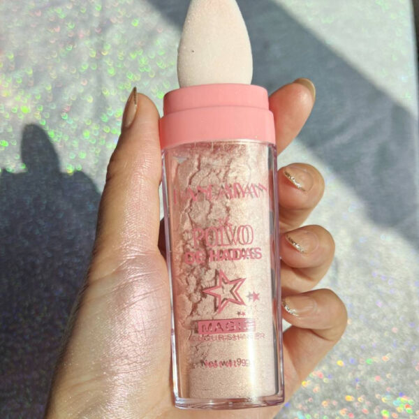 Highlighter Shimmer Contour Blush Powder - Image 5