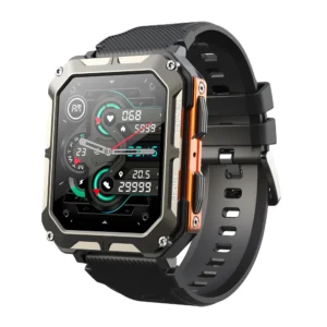Indestructible Stainless Steel Military Style Rugged Smartwatch
