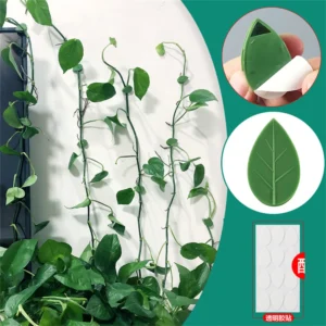 LEAF-SHAPED PLANT FIXING CLIP 50pcs