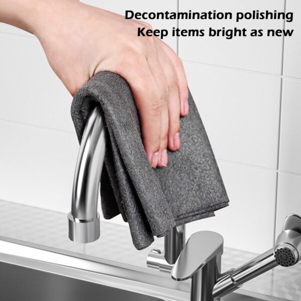 Microfiber Thickened Magic Cleaning Cloth-5PCS - Image 4