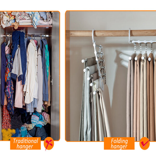 Multi-Functional Space Saving Pants Rack - Image 3
