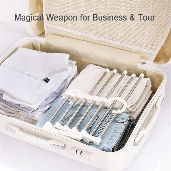 Multi-Functional Space Saving Pants Rack - Image 5