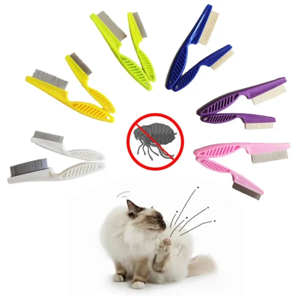 Multifunctional Pet Hair Comb Flea and Tear Stain Removal - Image 2