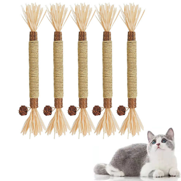 Natural Silvervine Stick Cat Chew Toy-2pcs - Image 3