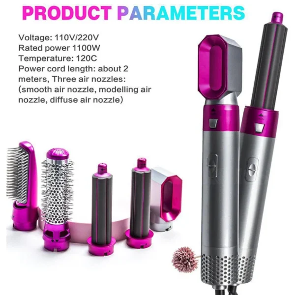 New 5 In 1 One Step Hair Dryer - Image 4