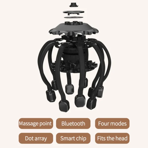 Octopus Stress Relief Head Massager - Image 4