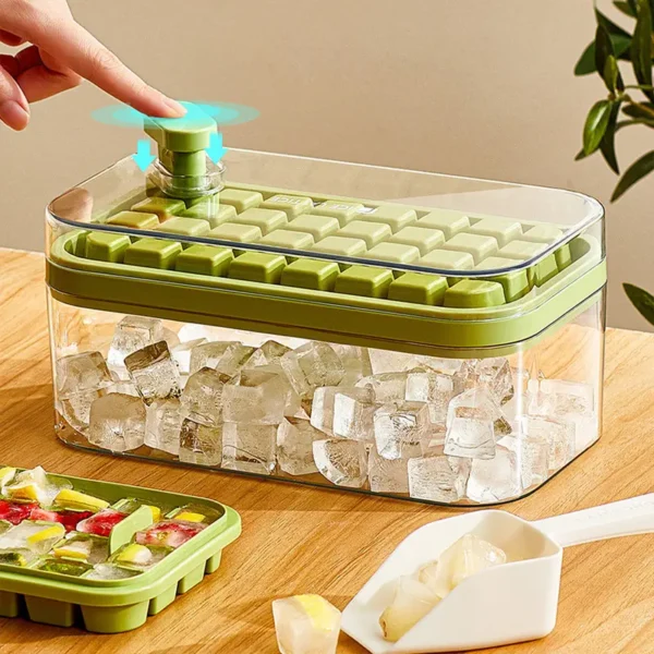 One Click Ice Cube Tray