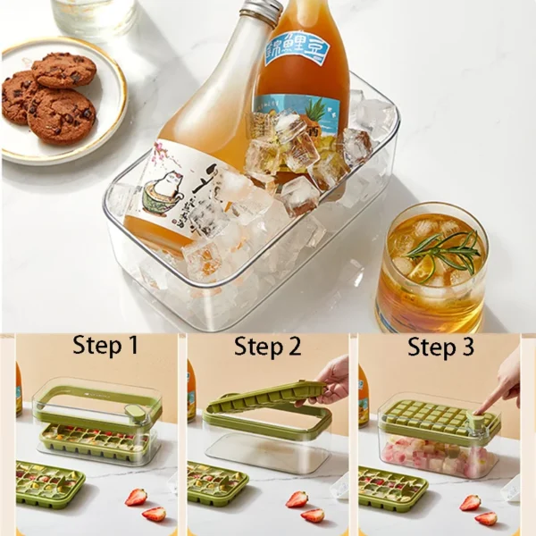 One Click Ice Cube Tray - Image 3