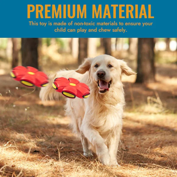 Pet Toy Flying Saucer Ball - Image 2