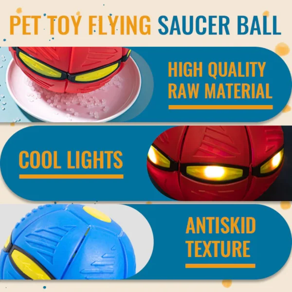 Pet Toy Flying Saucer Ball - Image 4