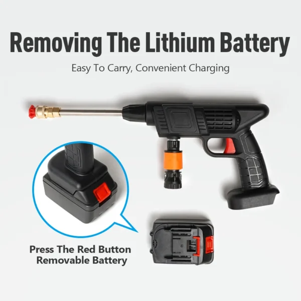 Portable High Pressure Spray Water Gun