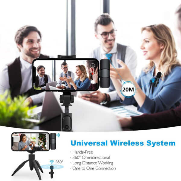 Professional Wireless Lavalier Microphone - Image 11