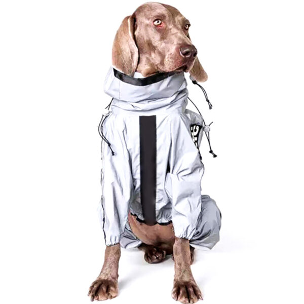 Reflective All-Weather Waterproof Dog Rain Coat - Image 3