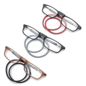 Retractable Magnetic Reading Glasses