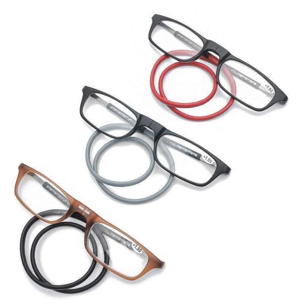 Retractable Magnetic Reading Glasses