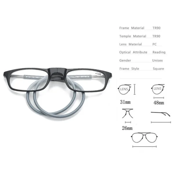 Retractable Magnetic Reading Glasses - Image 6