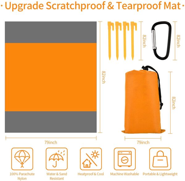 Sandproof Beach Blanket Lightweight - Image 2
