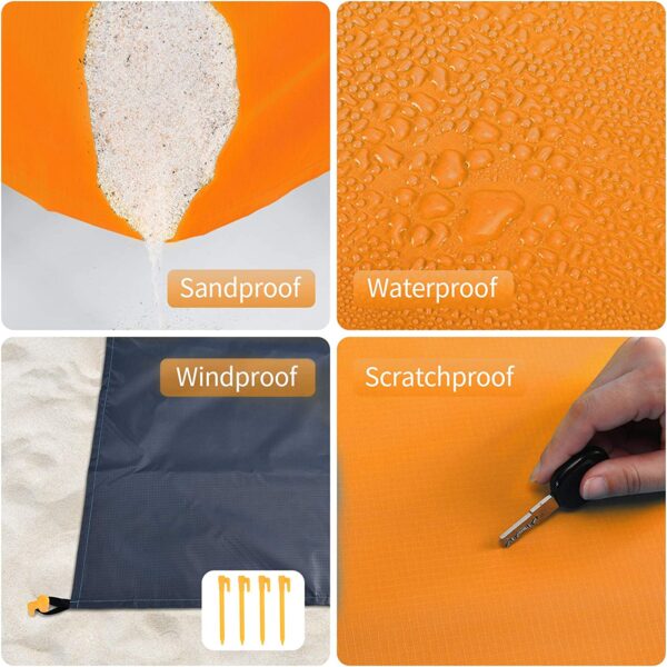Sandproof Beach Blanket Lightweight - Image 3